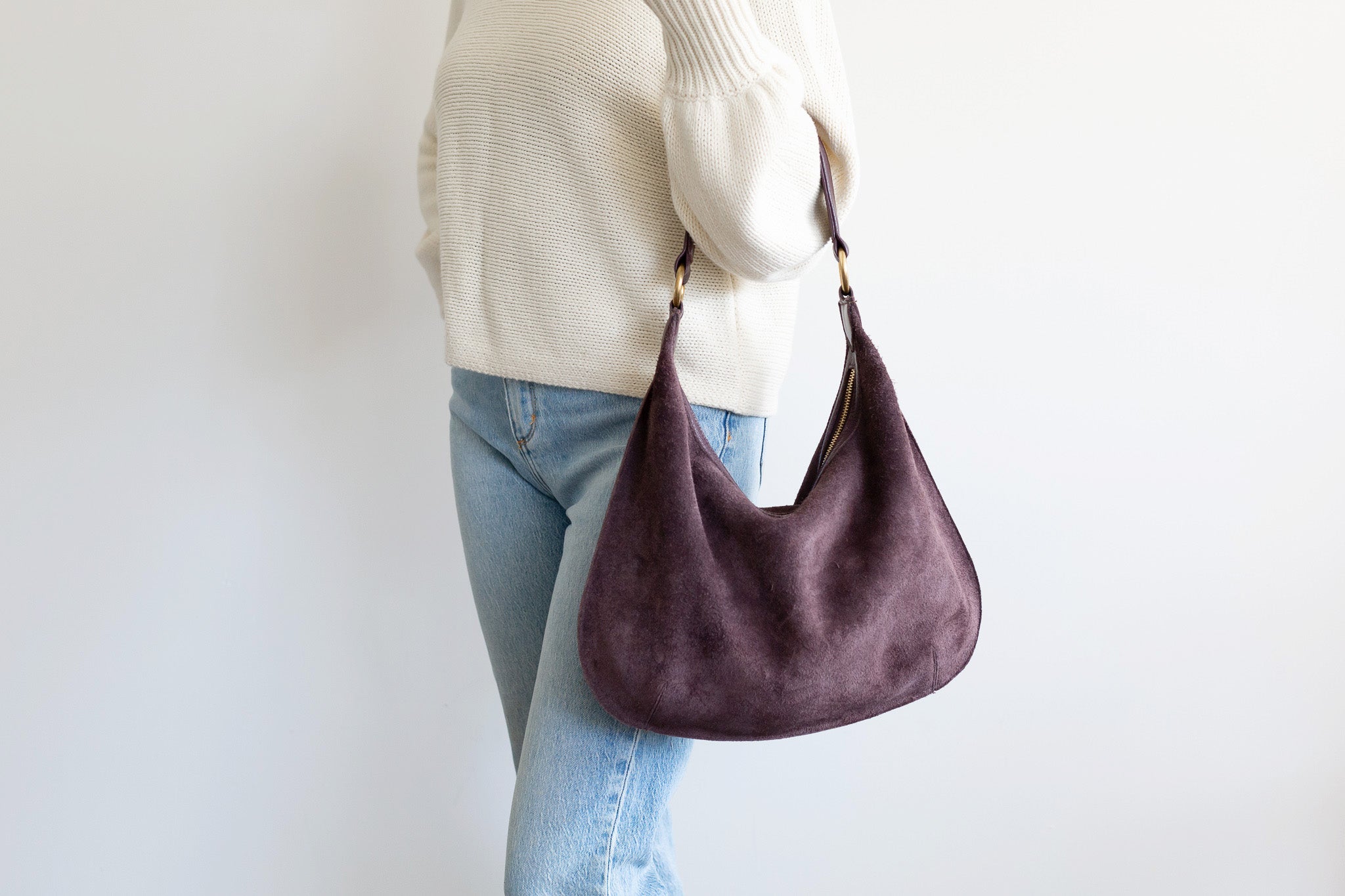 Slouchy Sienna - Suede Burgundy